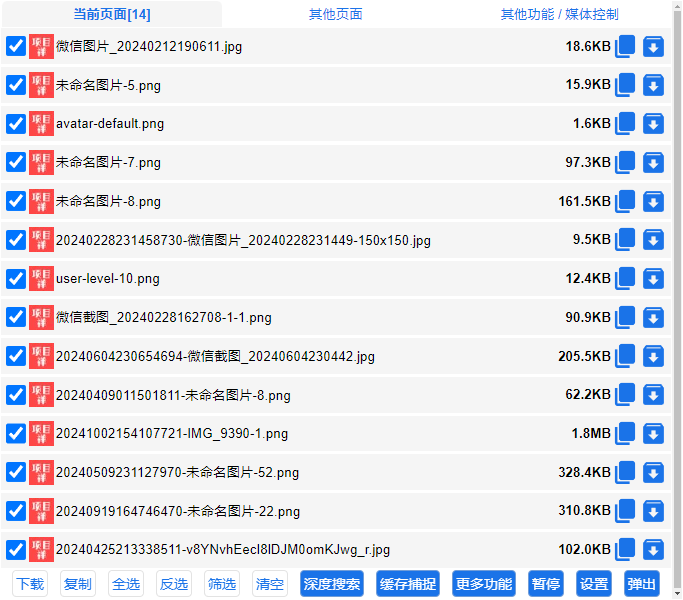 强制下载网页图片视频去水印插件-项目禅